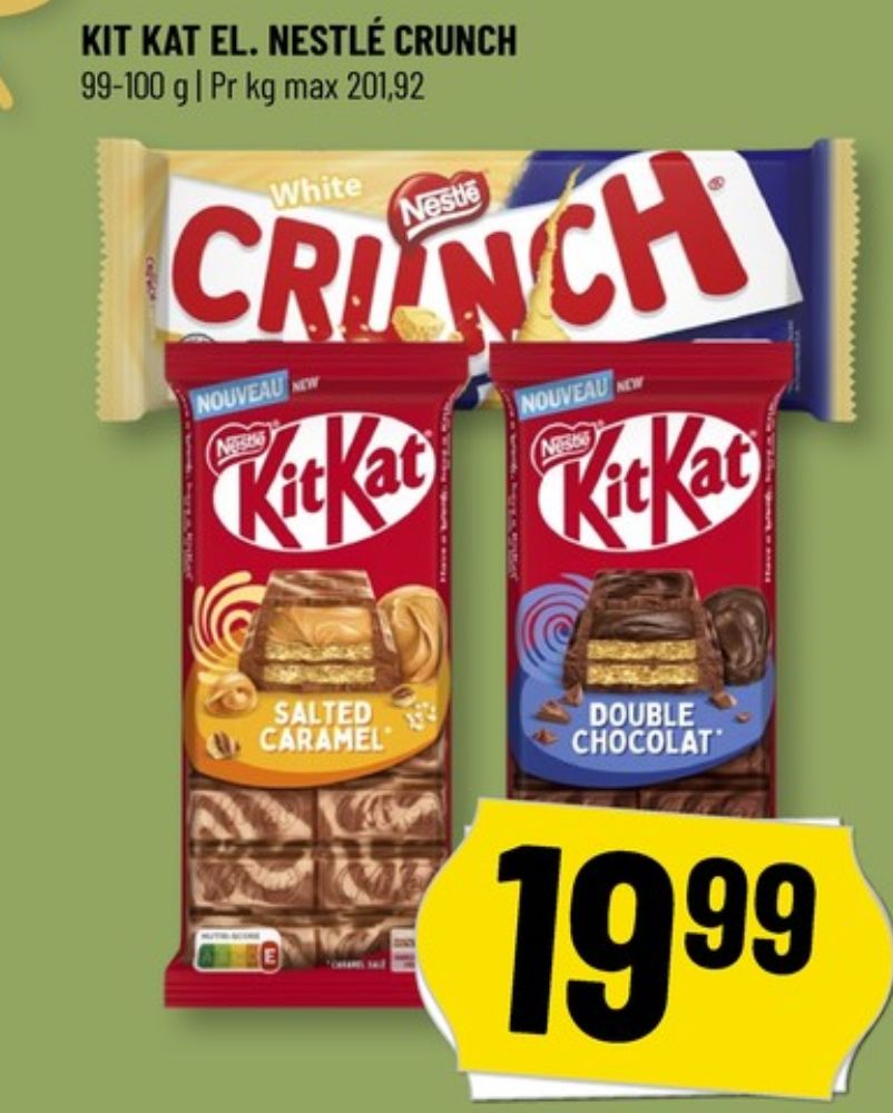 KitKat, Chokoladeplade Salted Caramel