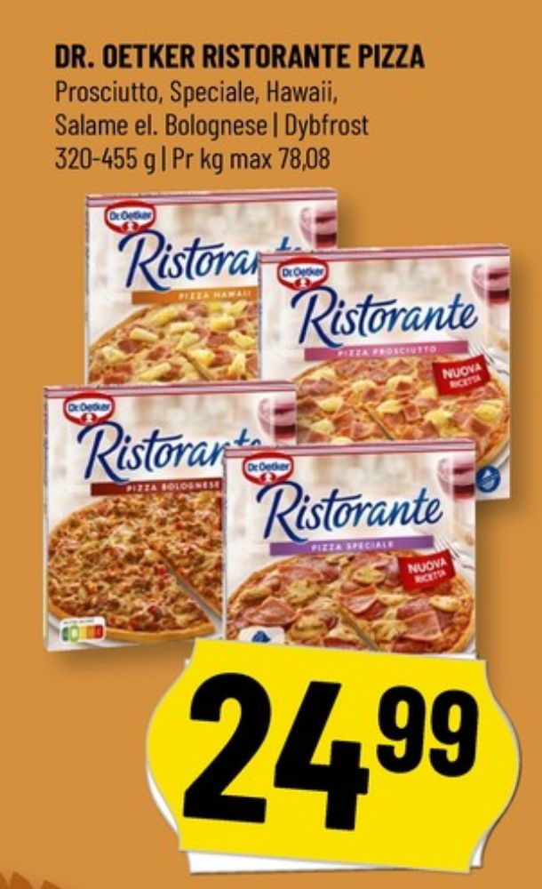 Ristorante, Pizza Bolognese