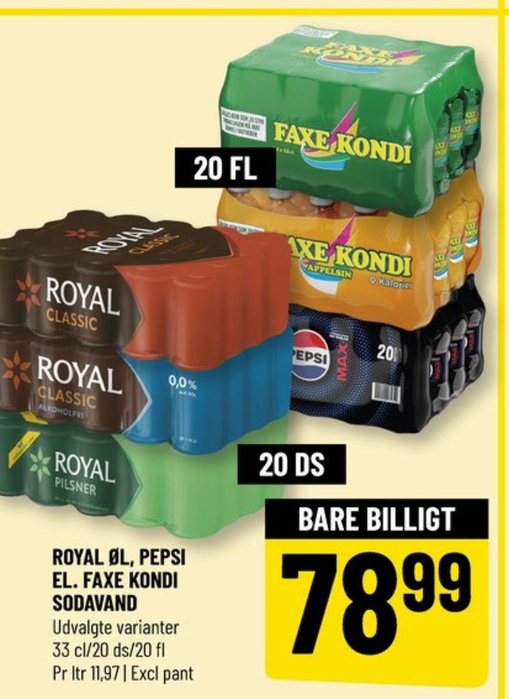 Faxe Kondi, Sportssodavand 20 pk.