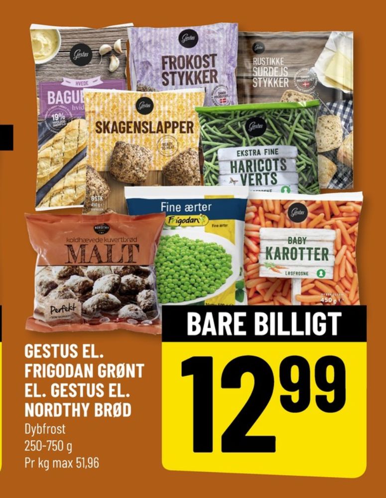 Gestus, Pommes Frites Bølgeskårne