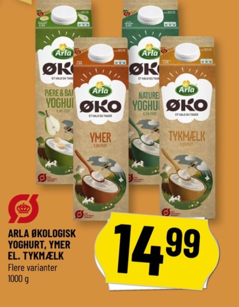 Arla, Pære & Banan Yoghurt 