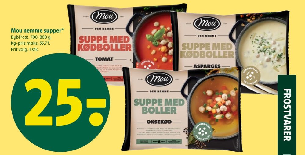 Mou, Oksekødssuppe med Boller