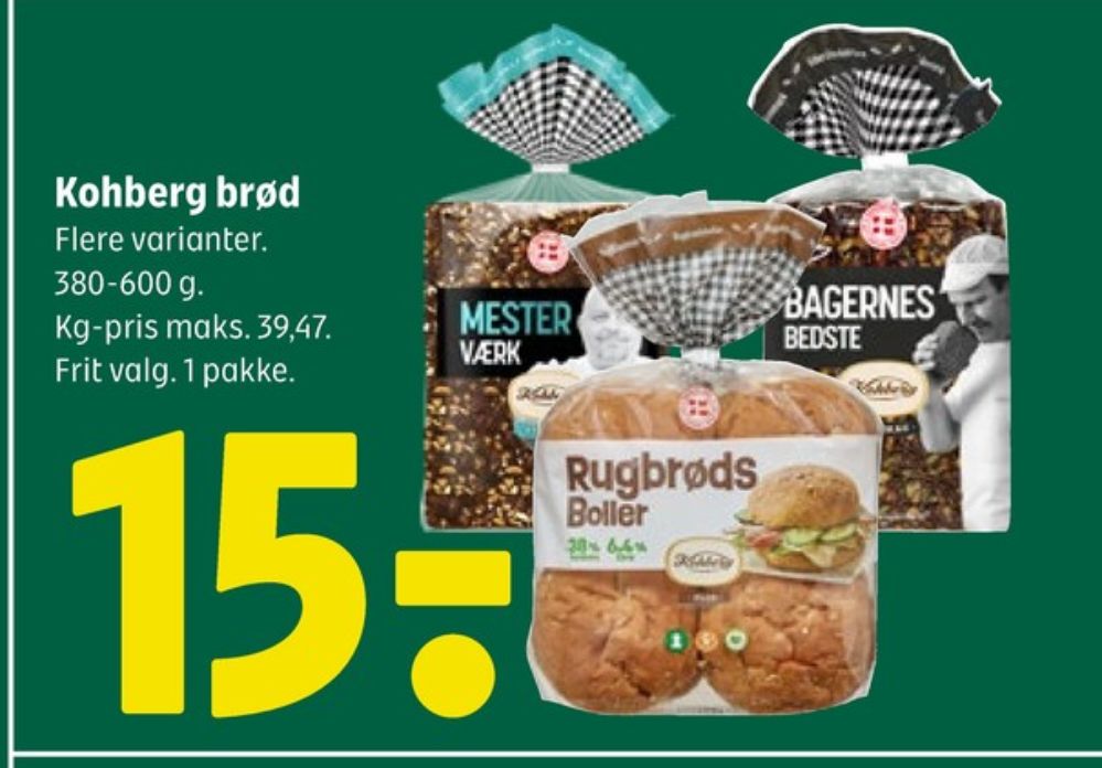 Kohberg, Rugbrødsboller