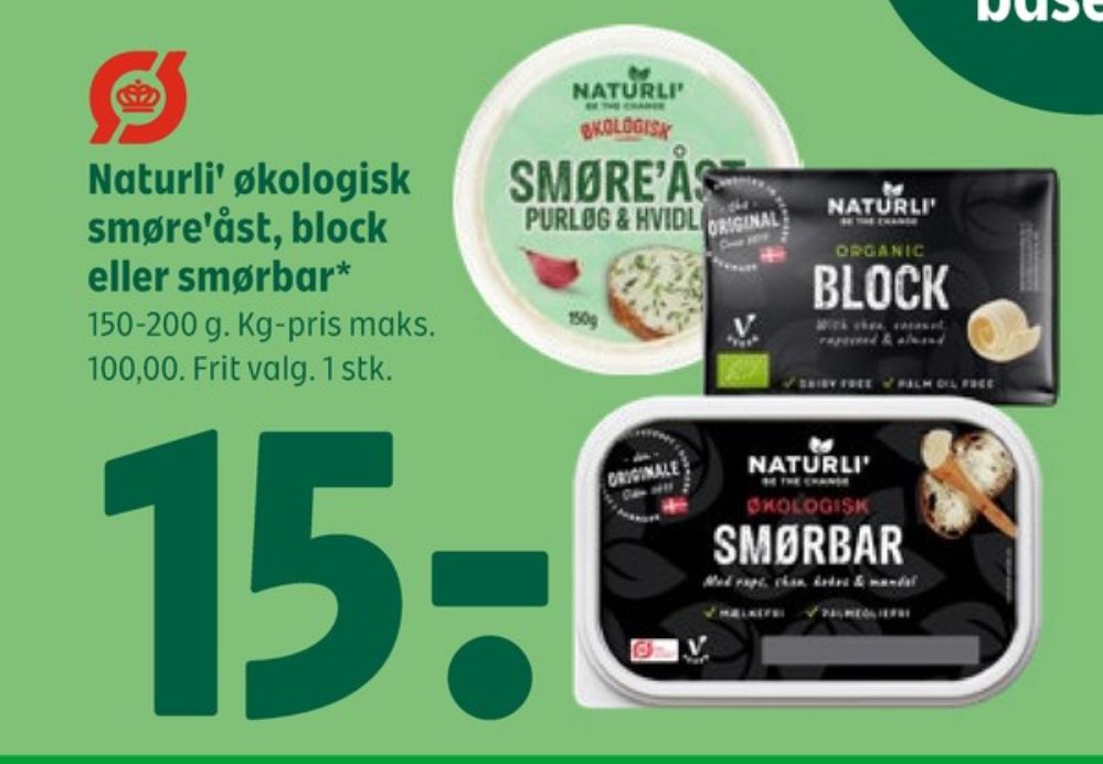 Naturli', Smørbar