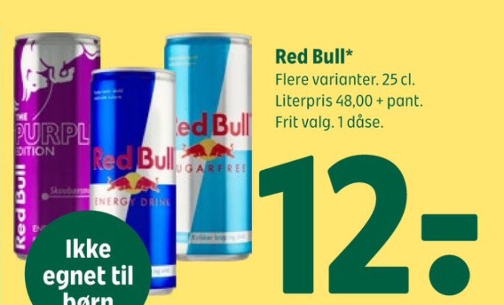 Red Bull Sugarfree, Energidrik