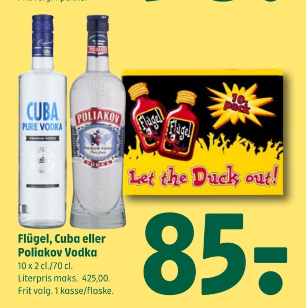 Cuba Pure Vodka, Vodka