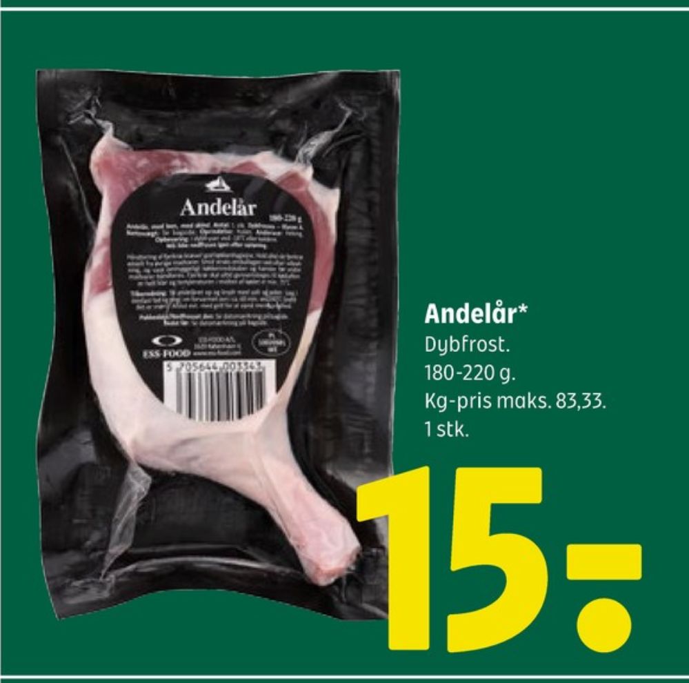 ESS-FOOD, Andelår