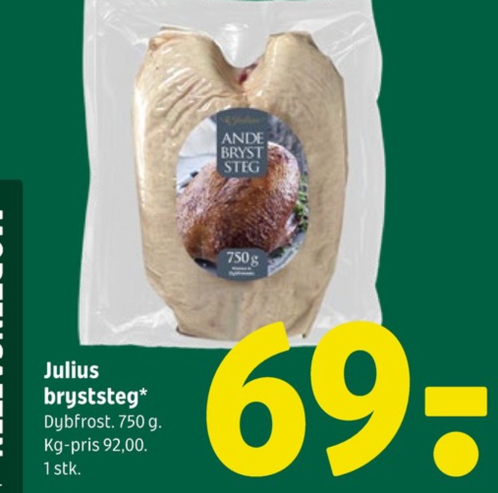 Julius, Andebryststeg