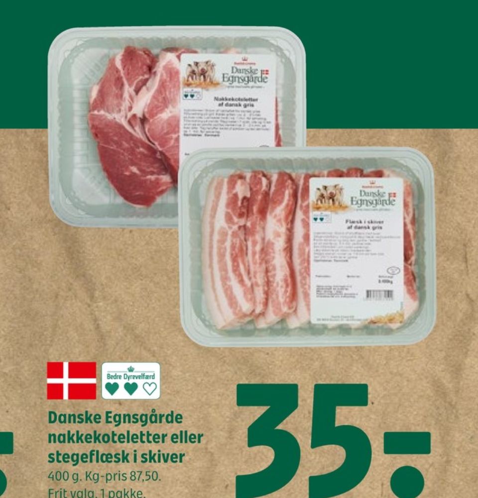 Danish Crown Danske Egnsgårde, Flæsk i skiver