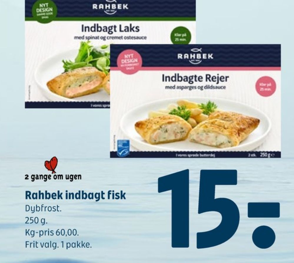 Rahbek, Indbagt Laks med Spinat og Ostesauce