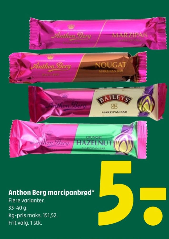 Anthon Berg, Marcipanbrød Nougat