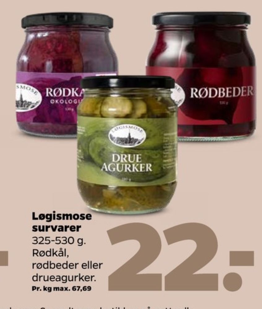 Løgismose, Rødbeder-syltet