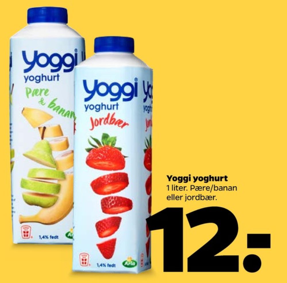 Yoggi, Jordbær Yoghurt 