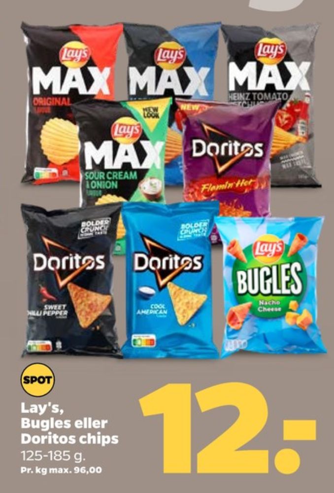 Lays Max, Sour Cream & Onion Chips