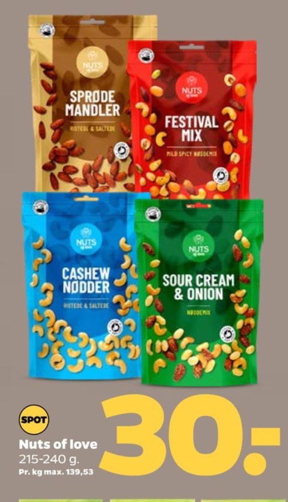 Nuts of Love, Cashewnødder