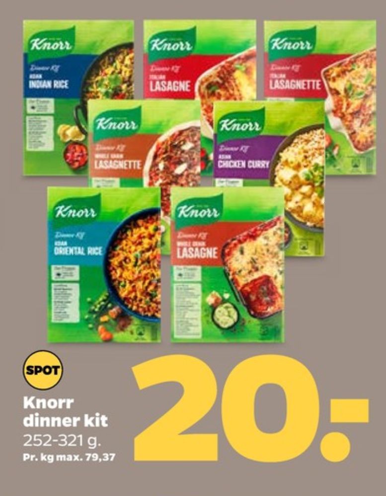 Knorr Dinner Kitt, Asian Oriental Rice