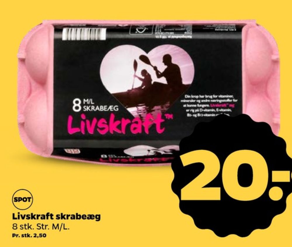 Livskraft, Skrabeæg M/L