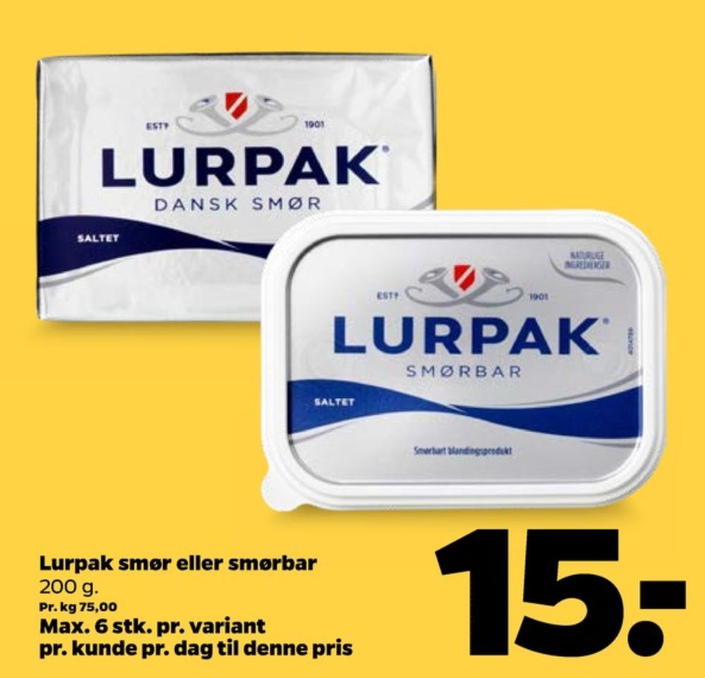 Lurpak, Smørbar