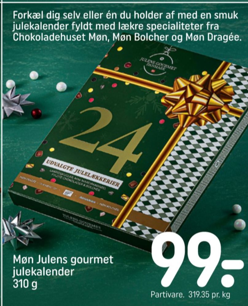 Chokoladehuset Møn, Julekalender