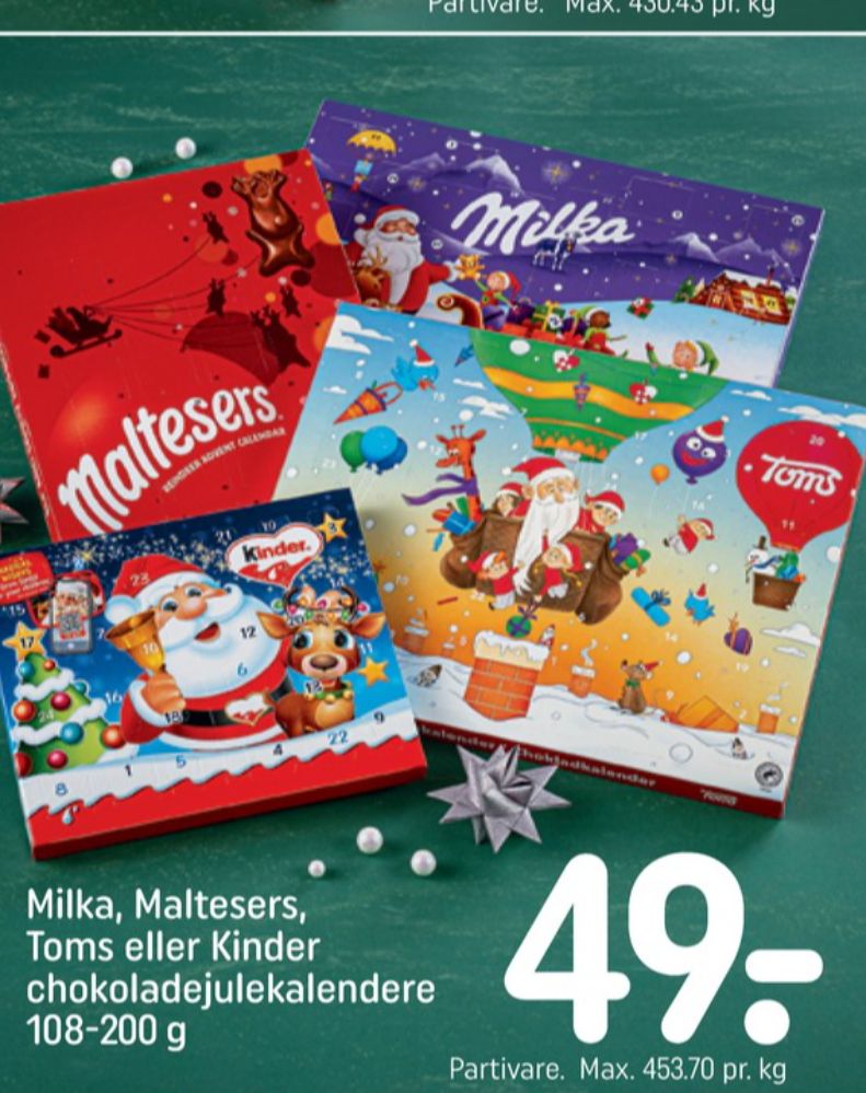 Milka, Julekalender