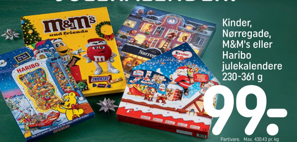 M&Ms, Julekalender