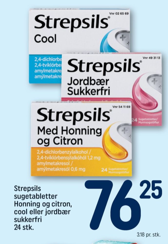 Strepsils, Halstablet