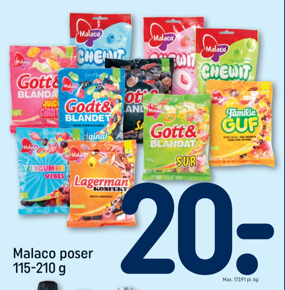 Malaco Lagerman Konfekt, Lakridskonfekt