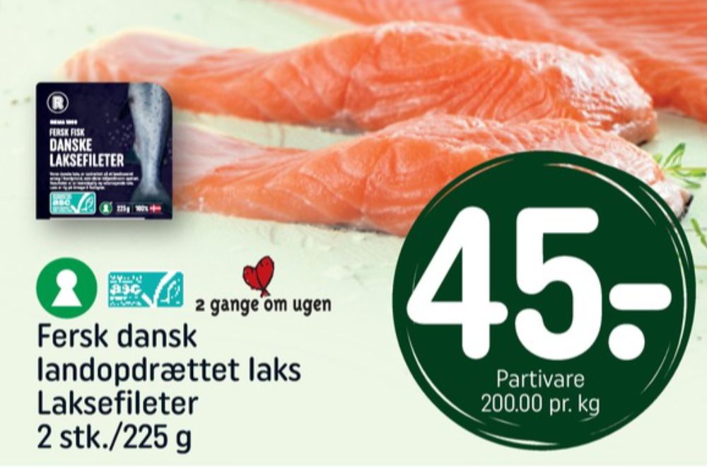 Rema 1000, Laksefilet