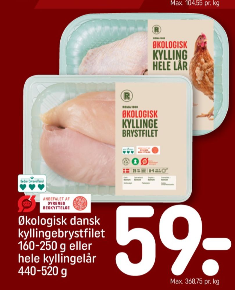 Rema 1000, Kyllingebrystfilet