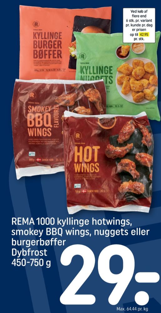 Rema 1000, Kyllingenuggets