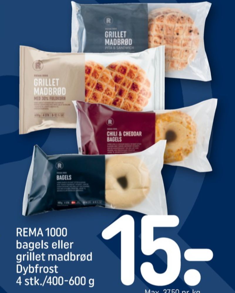 Rema 1000, Grillet Madbrød