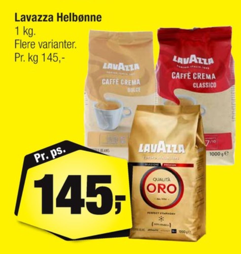 LavAzza Qualita Oro, Kaffebønner