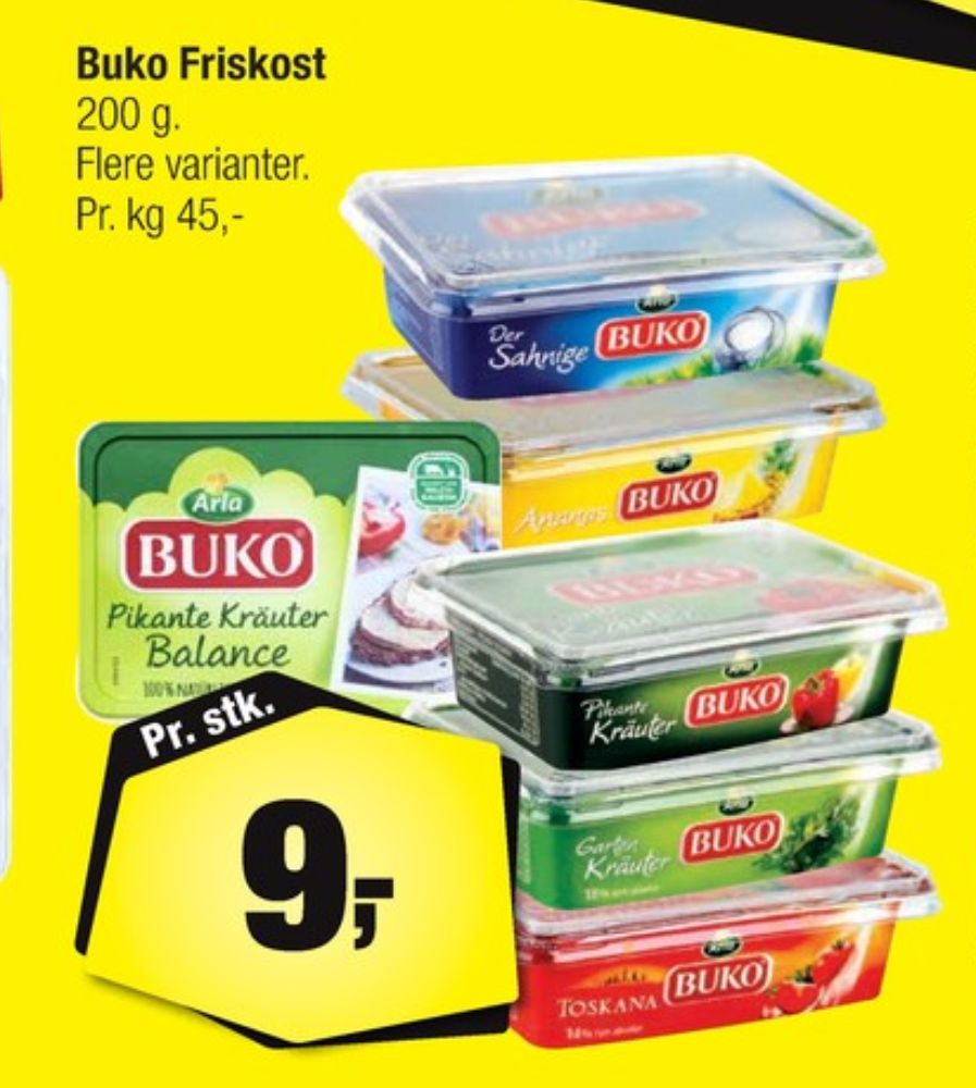 Buko, Flødeost Ananas