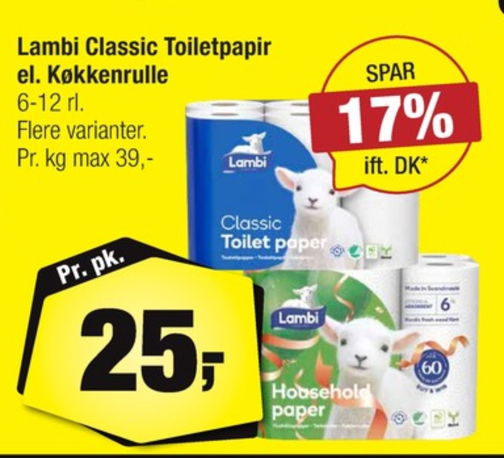 Lambi Classic, Køkkenrulle