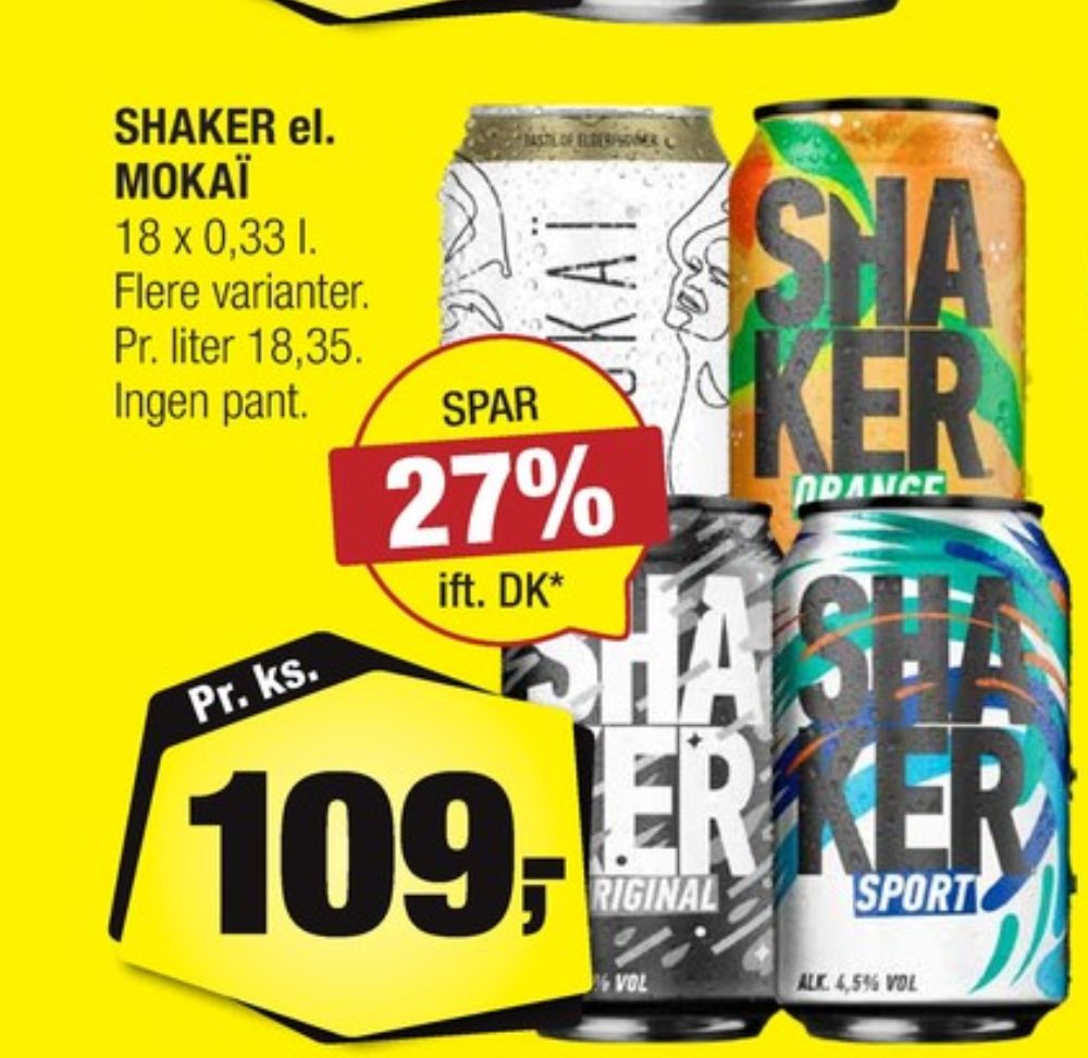 Shaker, Original RTD 18 pk.