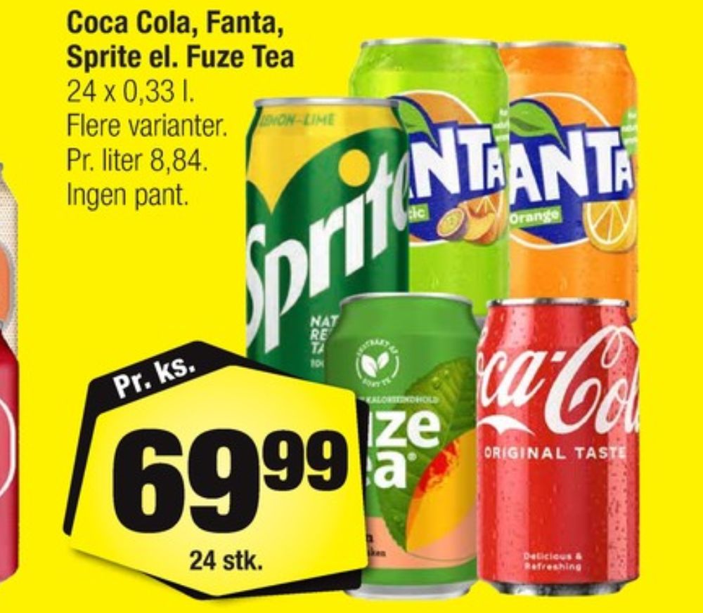Fanta Exotic, Appelsinsodavand 24 pk.