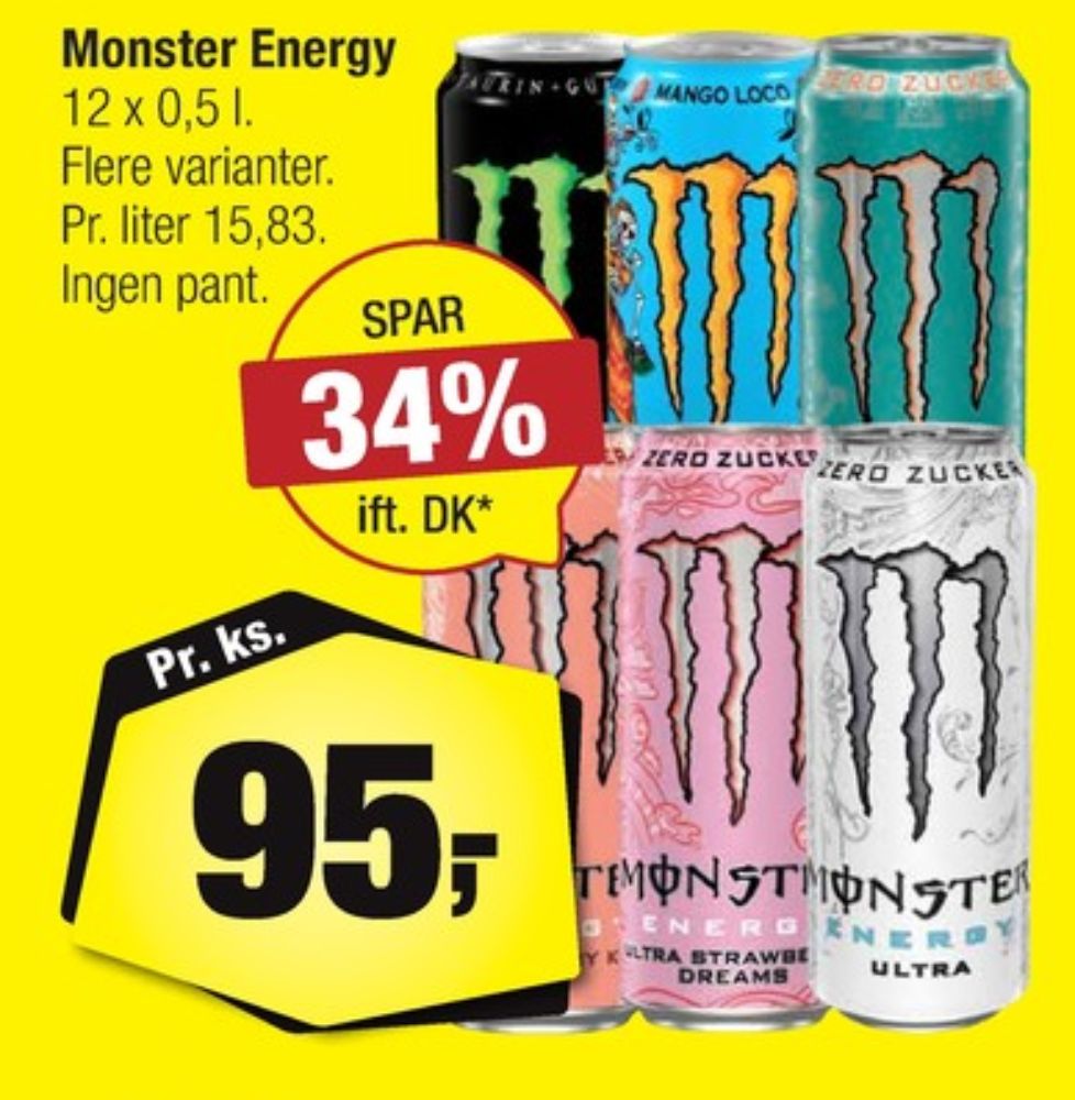 Monster Energy, Energidrik 12 pk.