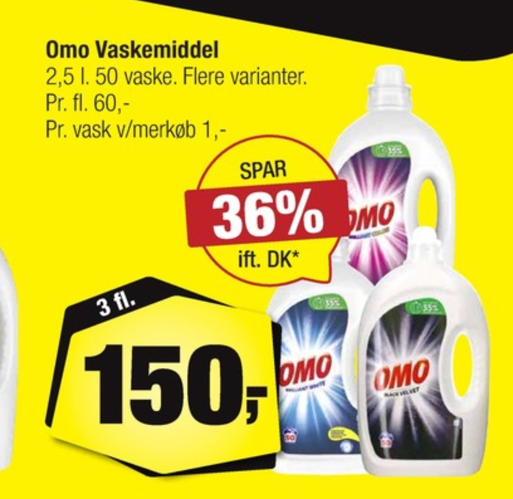 Omo, Vaskemiddel-flydende