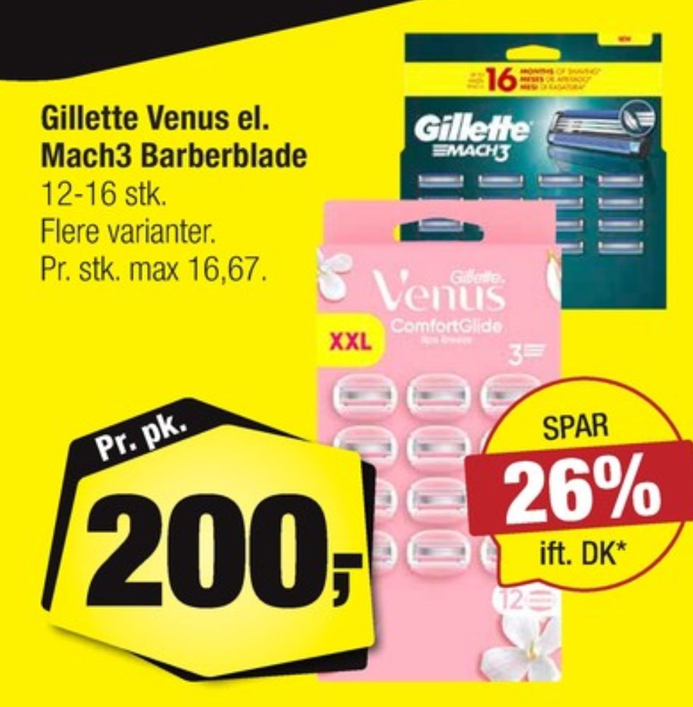 Gillette Mach3, Barberblade