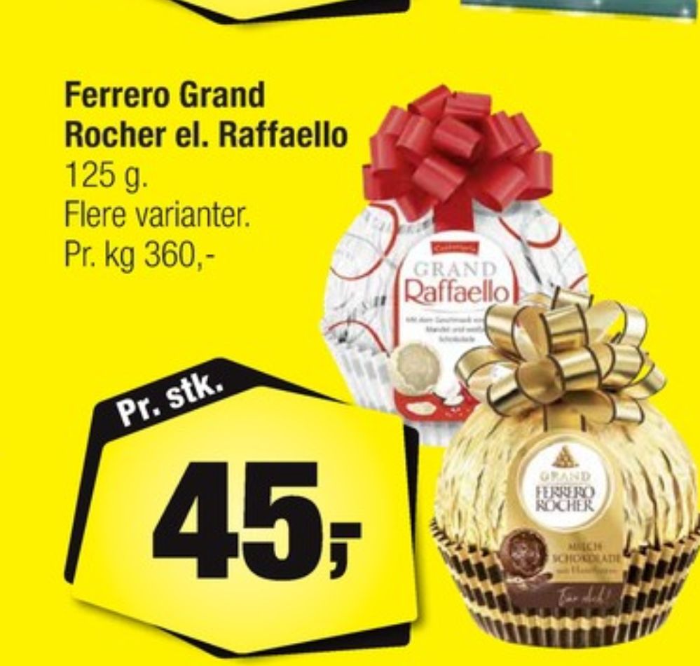 Ferrero Rocher, Dessertchokolade