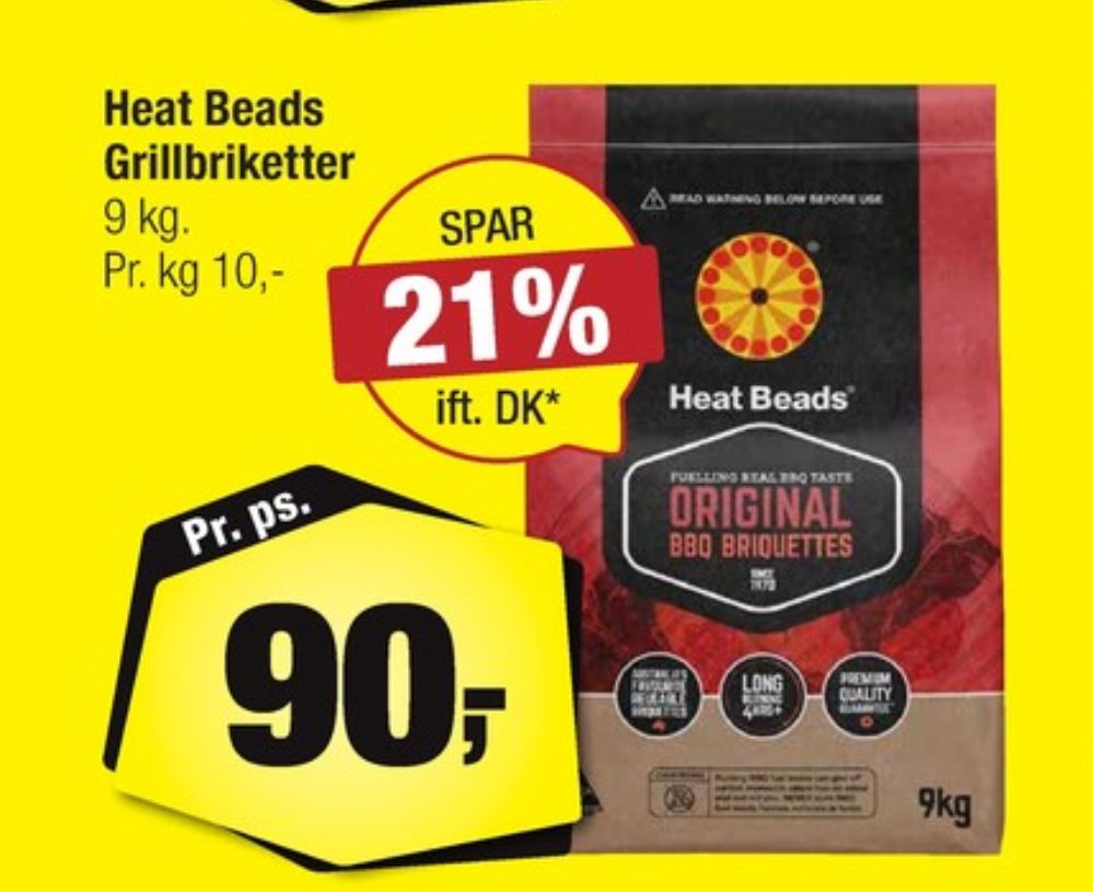 Heat Beads, Grillbriketter