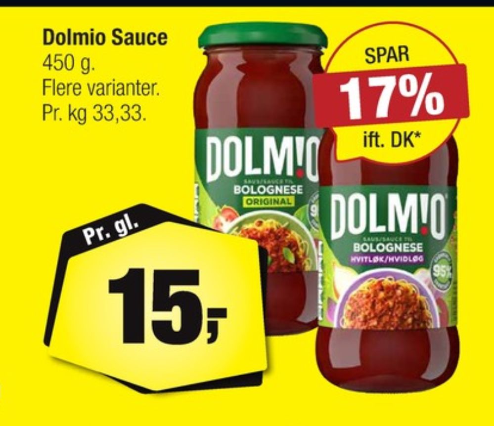Dolmio, Bolognese Hvitløk