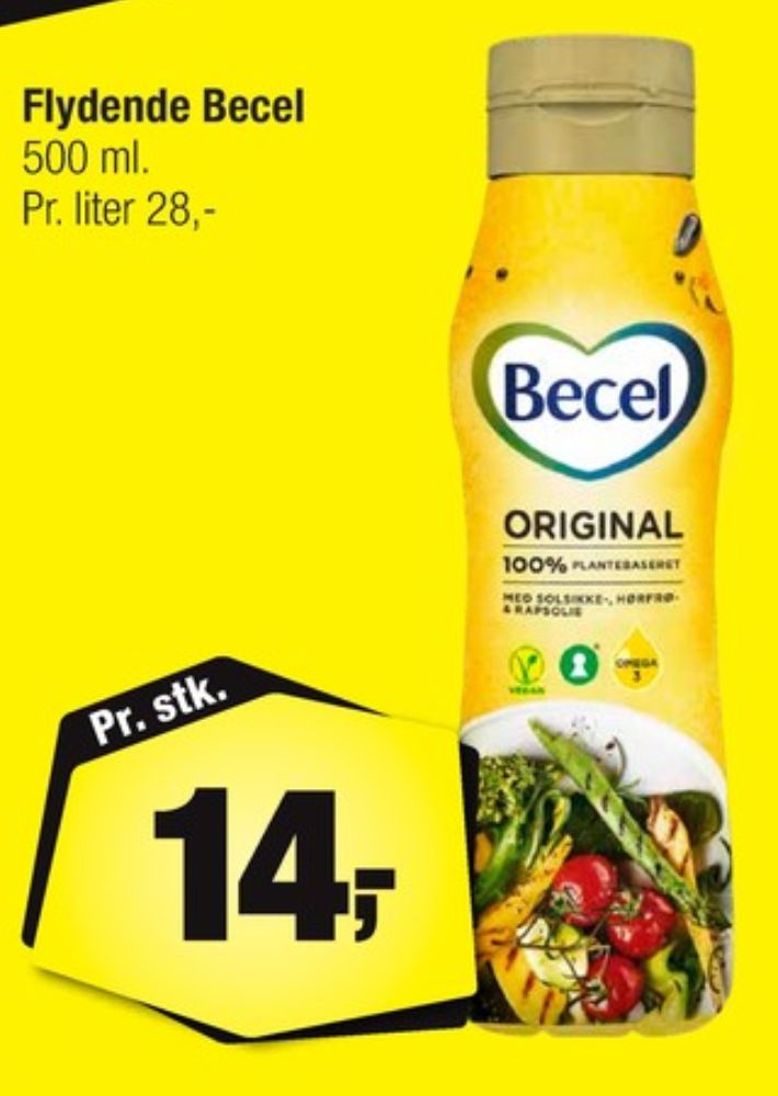 Becel, Margarine - flydende original
