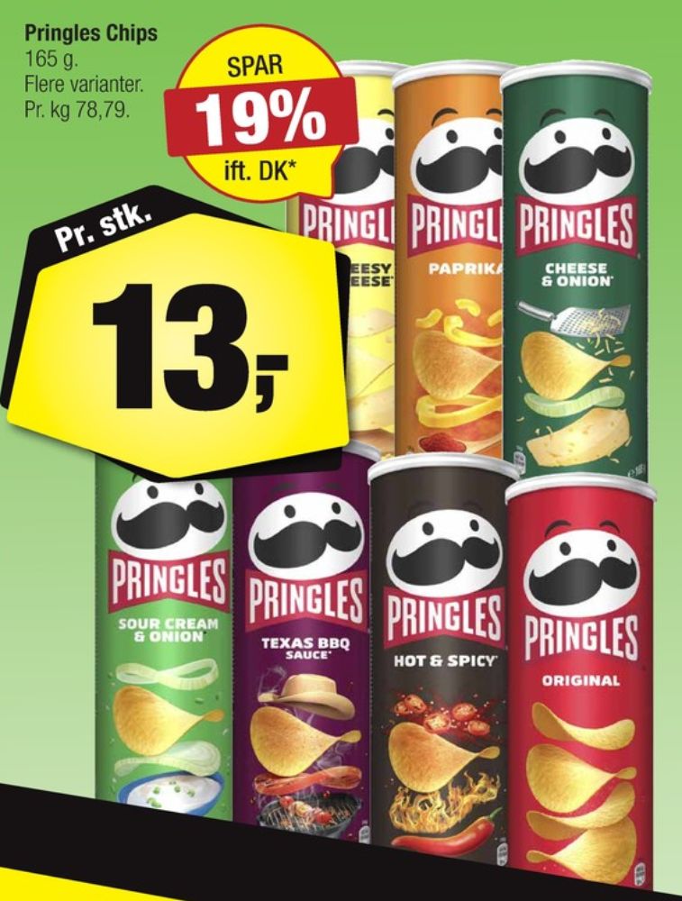 Pringles, Sour Cream & Onion Chips