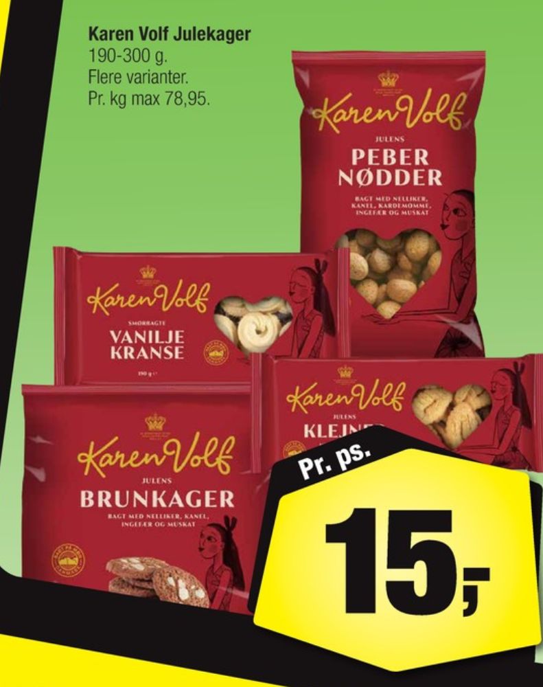 Karen Volf, Pebernødder