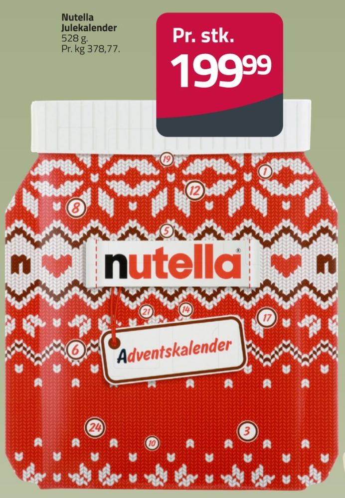 Nutella, Julekalender