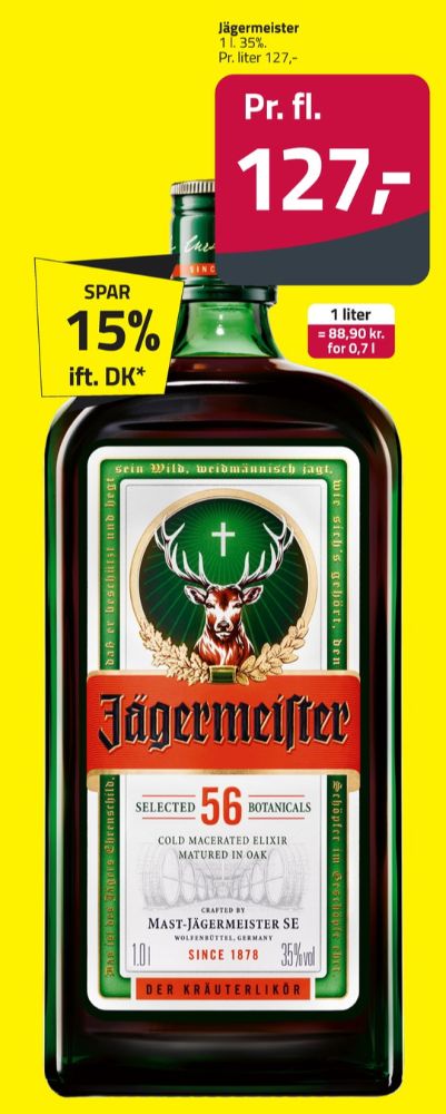 Jägermeister, Bitter