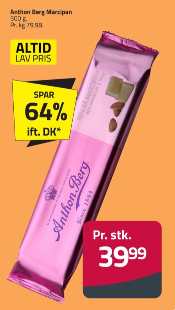 Anthon Berg, Marcipan