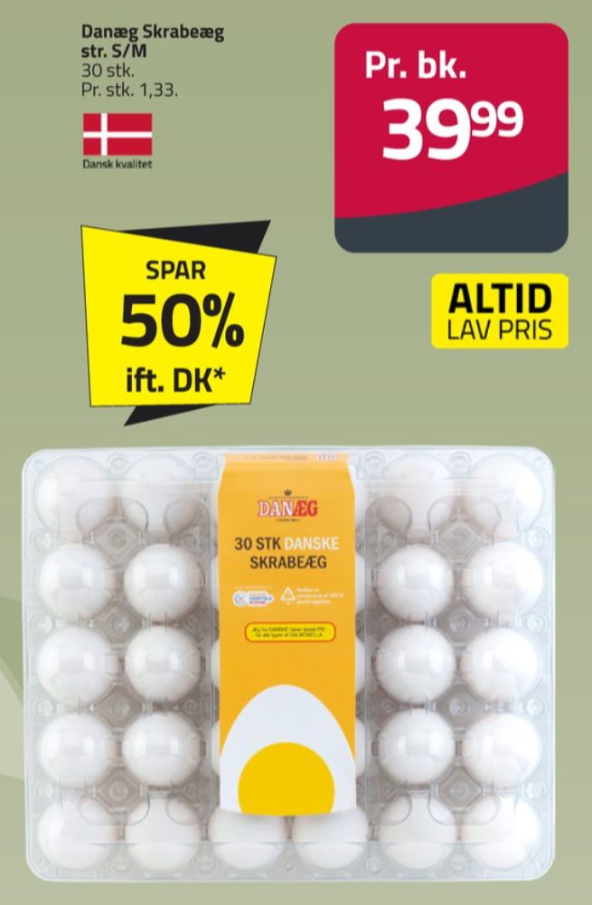 Danæg, Skrabeæg S/M