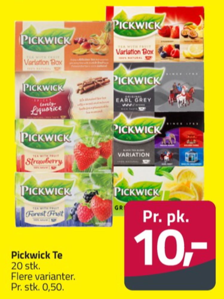 Pickwick, Tebreve